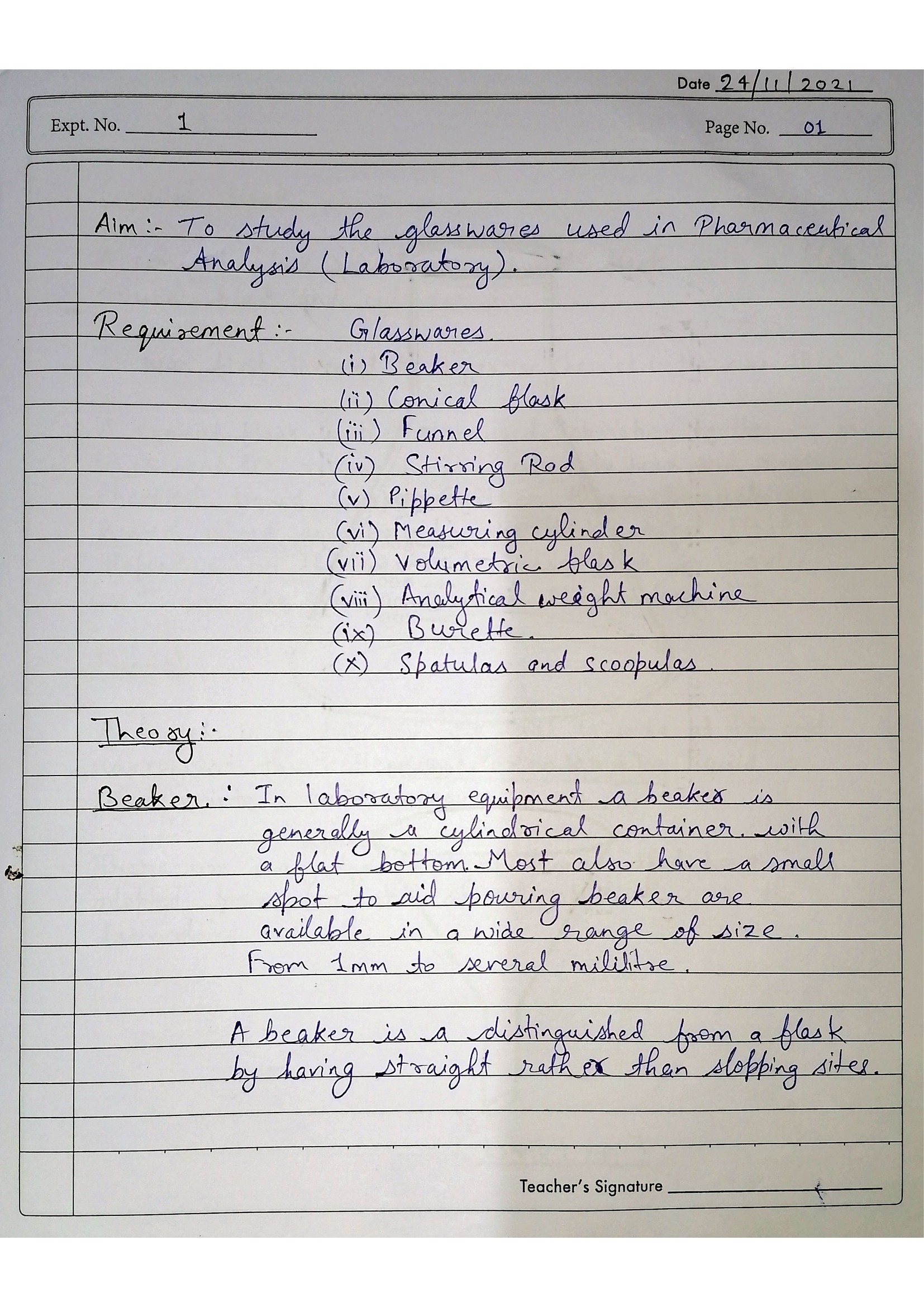 Pharmaceutical Analysis Practical